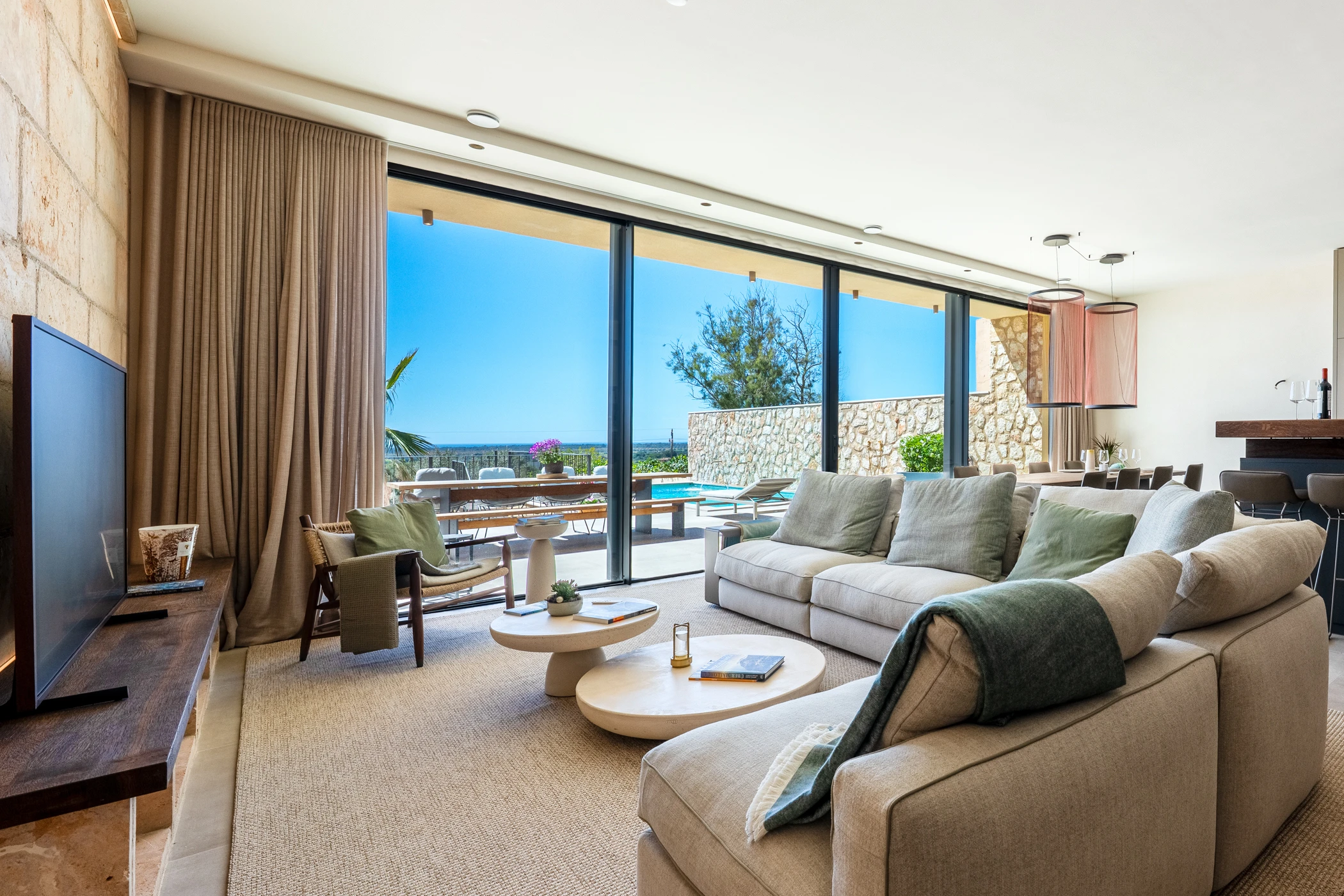 Exclusive Townhouse in the Heart of Ses Salines with Sea Views