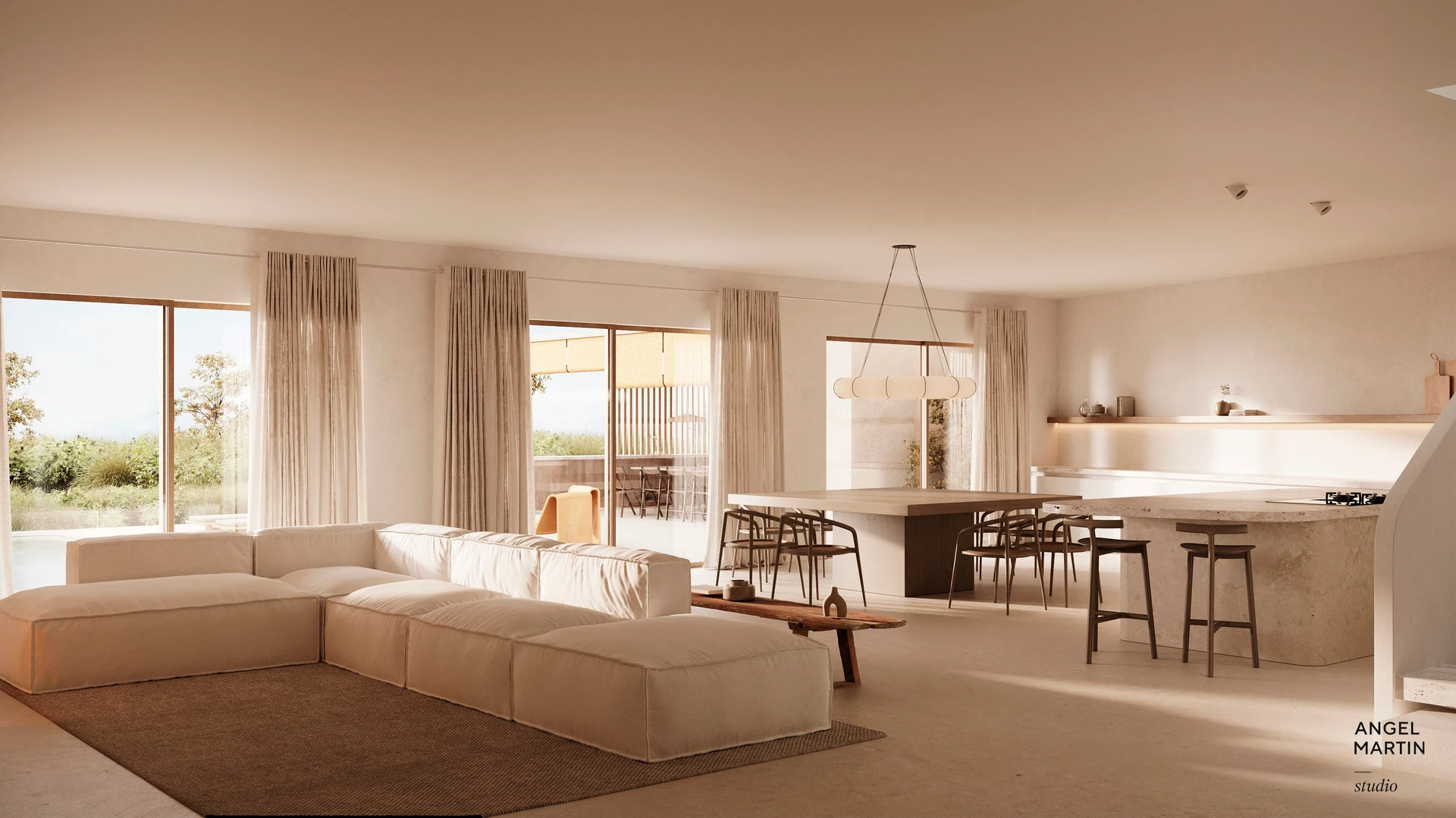 Elegantes Stadthaus mit großem Grundstück in Ses Salines